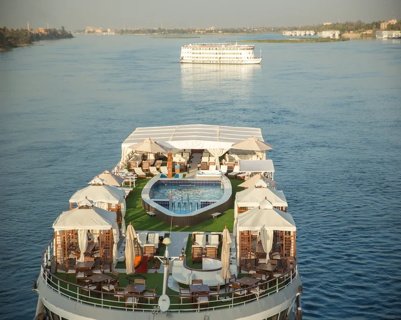 Exterior view of the MS Champollion II Nile Cruise Nile cruise ship
